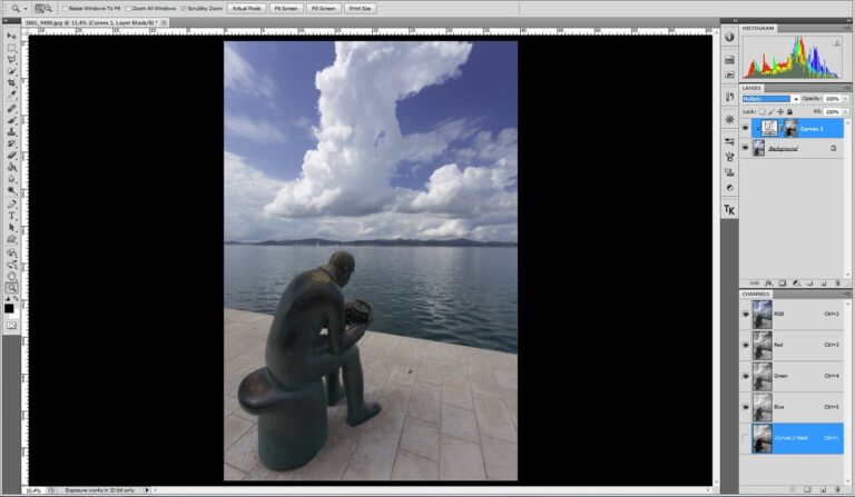Tutoriel luminosité contraste photoshop