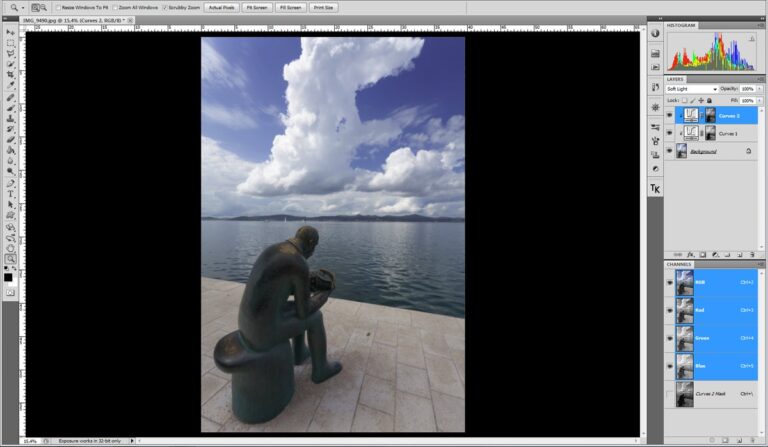 Tutoriel luminosité contraste photoshop