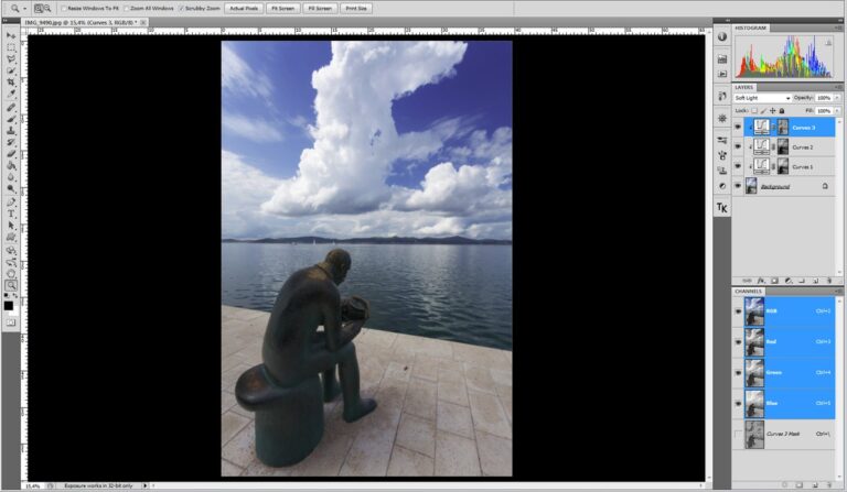 Tutoriel luminosité contraste photoshop