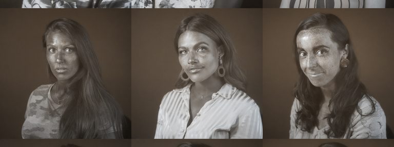 Portraits en ultraviolet issus de l'événement Walgreens saveyourskin s'étant tenu en juin 2019 avec le photographe Pierre-Louis Ferrer.